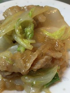 私の母直伝!簡単!豚肉と白菜の味噌炒め-レシピのメイン写真