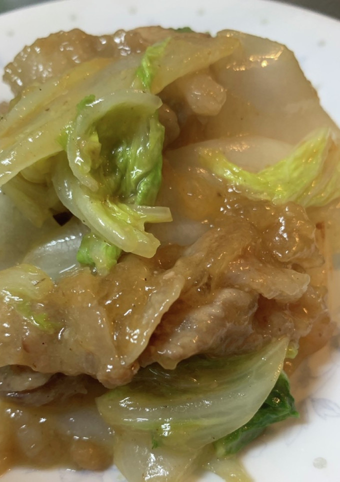 私の母直伝！簡単！豚肉と白菜の味噌炒め-レシピのメイン写真