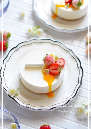 やさしい味のレアチーズケーキ-レシピのメイン写真