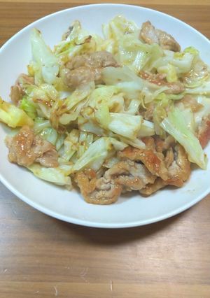 キャベツと豚肉のポン酢炒め-レシピのメイン写真