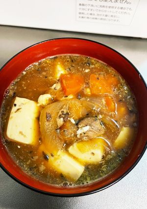 サバの水煮缶であら汁♪-レシピのメイン写真