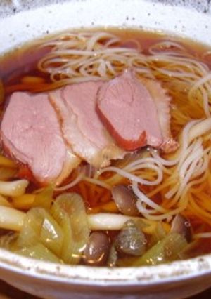 鴨ねぎにゅう麺-レシピのメイン写真