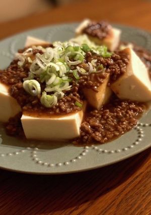 【簡単】挽肉のそぼろあんかけ豆腐-レシピのメイン写真
