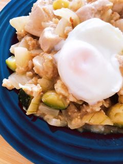 オートミールでバターチキンリゾット-レシピのメイン写真