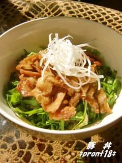 こってり、甘辛、豚丼-レシピのメイン写真