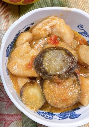 トロトロナスと鶏胸肉のトマトクリーム煮-レシピのメイン写真