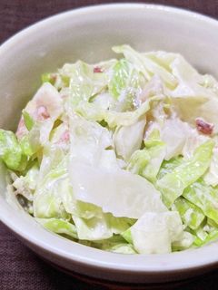 キャベツの梅マヨサラダ-レシピのメイン写真
