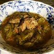 鯖缶と丸ごとピーマンほったらかし煮