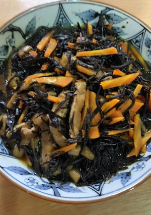 ゆかりのイブクロ　　ひじきの煮付け-レシピのメイン写真