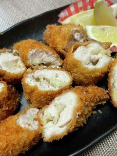 鶏のささみの新生姜とチーズのはさみ揚げ-レシピのメイン写真