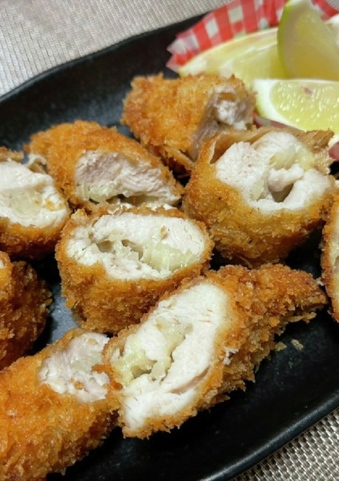 鶏のささみの新生姜とチーズのはさみ揚げ-レシピのメイン写真