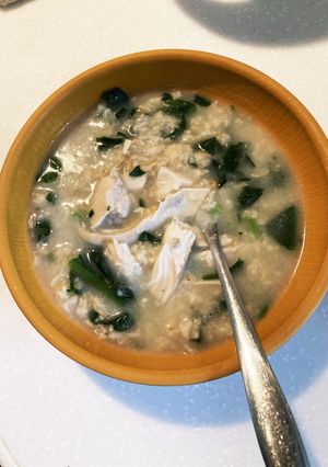 サラダチキンとオートミールの中華粥-レシピのメイン写真