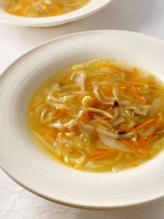 *せん切り野菜のスープ*-レシピのメイン写真