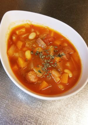 栄養満点♪具沢山のミネストローネ-レシピのメイン写真