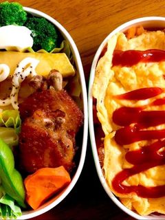 お弁当生活二日目-レシピのメイン写真
