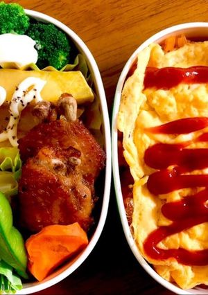 お弁当生活二日目-レシピのメイン写真