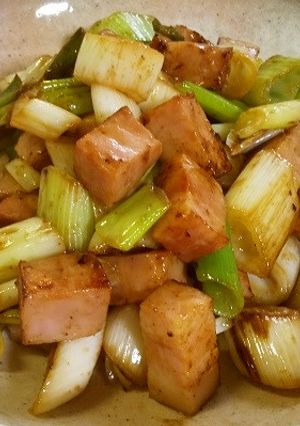 バター醬油の葱ベーコン-レシピのメイン写真