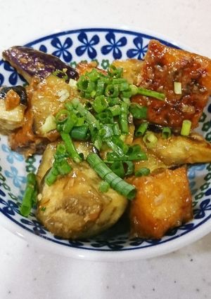 フライパンで簡単☆ナスと厚揚げの中華炒め-レシピのメイン写真