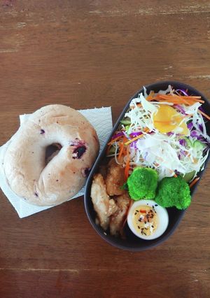 ブルーベリー&クリームチーズベーグル弁当-レシピのメイン写真