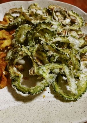 給食のゴーヤチップス-レシピのメイン写真