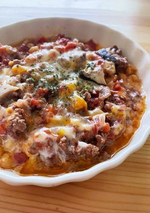 ひよこ豆のミートソースグラタン-レシピのメイン写真