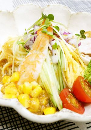 かるしお®レシピ　豚しゃぶ冷やし中華-レシピのメイン写真