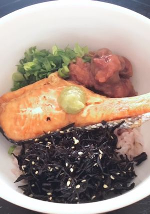朝ごはん♡元気盛り♡ルイボスティー茶漬け-レシピのメイン写真