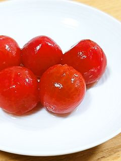 冷たい1品♡ミニトマトの出汁漬け-レシピのメイン写真