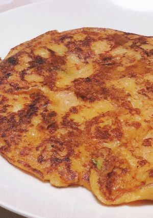 簡単ヘルシー＊豆腐でキムチチヂミ-レシピのメイン写真