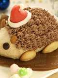 ハリネズミのクリスマスケーキ