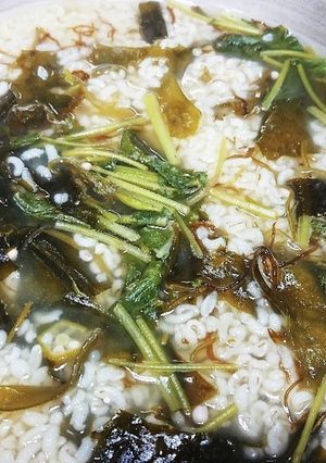 お腹に優しい大麦粥-レシピのメイン写真