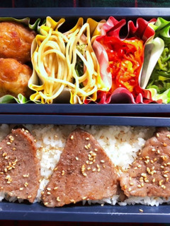 高校生弁当日記(山形牛焼肉弁当)-レシピのメイン写真