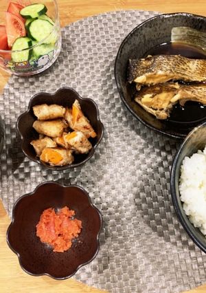 鯛の煮付け　夜ご飯　献立　△-レシピのメイン写真