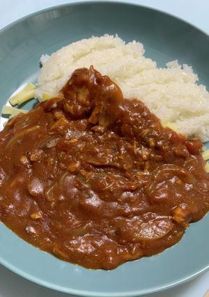 簡単15分！フライパンでサバトマトカレー-レシピのメイン写真