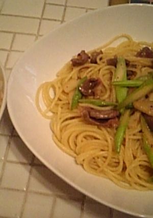 ■簡単!砂肝とアスパラのペペロンチーノ■-レシピのメイン写真