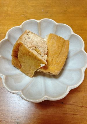 厚揚げの肉詰め煮-レシピのメイン写真