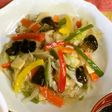 ゆで鶏の野菜あんかけ