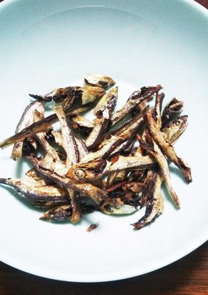 煮干しのバター炒め。　カリカリに。　-レシピのメイン写真