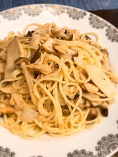 バター不使用の和風キノコスパゲッティ-レシピのメイン写真