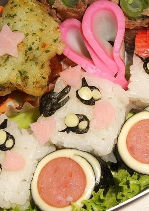 ココナッツミルク★プリキュアｄｅキャラ弁-レシピのメイン写真