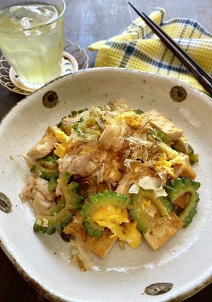 ＊厚揚げのゴーヤチャンプルー-レシピのメイン写真