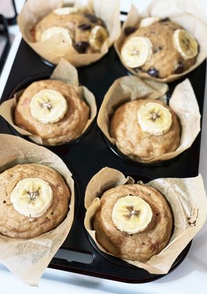 離乳食完了期　全粒粉のバナナマフィン-レシピのメイン写真