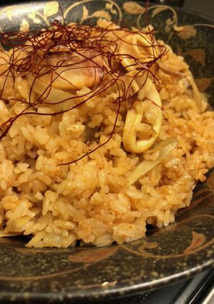 炊飯器で簡単☆野菜ジュースパエリヤ♪-レシピのメイン写真