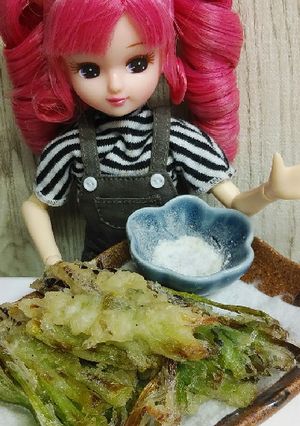 リカちゃん♡野菜室救出ニラ天(´･韮･`-レシピのメイン写真