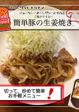誰でも簡単に出来る豚の生姜焼き-レシピのメイン写真