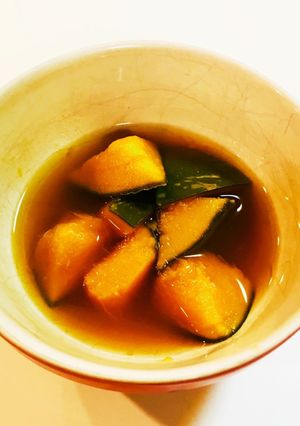 パッククッキング　冷凍かぼちゃの煮物-レシピのメイン写真