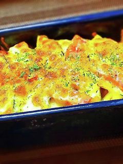 人気!ただ焼くだけ!かぼちゃのチーズ焼き-レシピのメイン写真