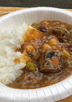 【9/1は防災の日】　ふくろでサバカレー-レシピのメイン写真