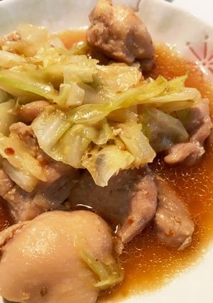 キャベツと鶏もものおいしいの-レシピのメイン写真