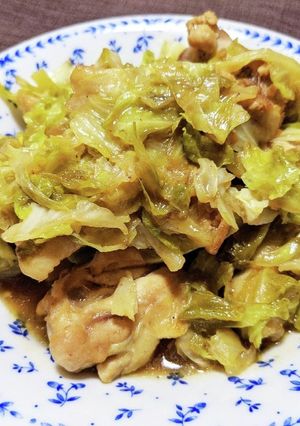 鶏手羽元とキャベツの煮物-レシピのメイン写真